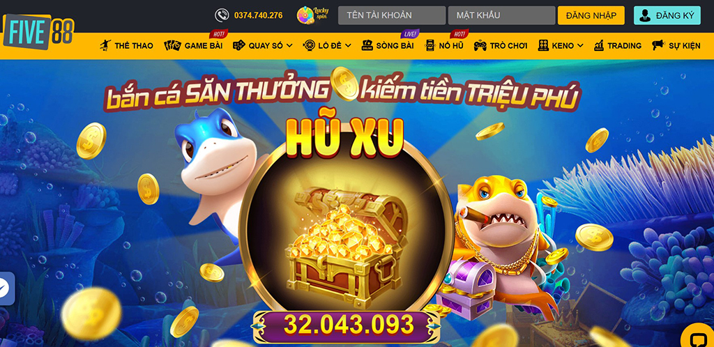 Tổng quan về sân chơi bắn cá Five88