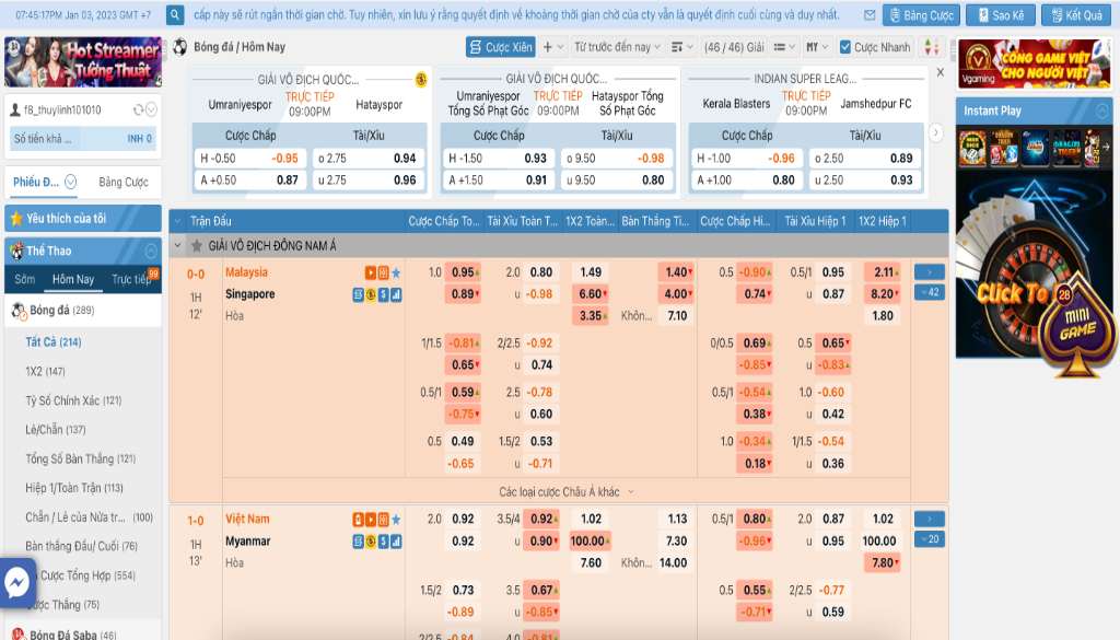 Bí kíp soi kèo A-Sports Five88 dựa trên biến động kèo